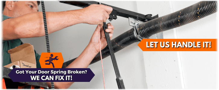 Broken Garage Door Spring Knoxville TN